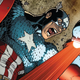 Captain America and Cyclops battling in Avengers vs. X-Men #1.